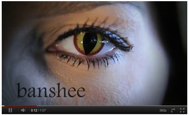 Banshee Halloween contact lenses