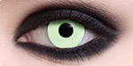 green ghoul halloween contact lenses