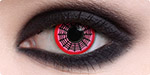 Red Spider Web halloween contact lenses