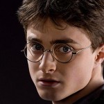 harry potter wearing famous glasses