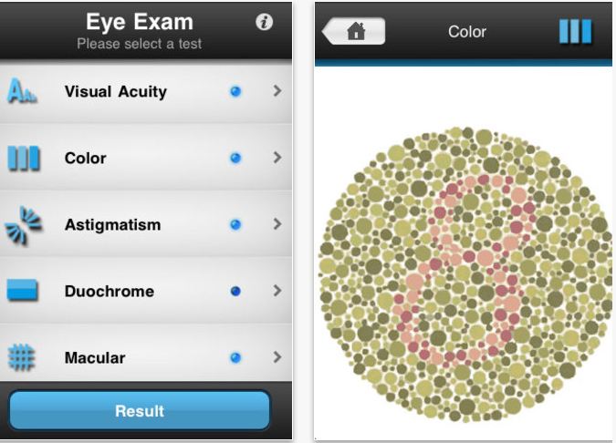 app for eye exam