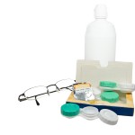 contact lens kit and solution