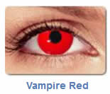Vampire Red contact lenses